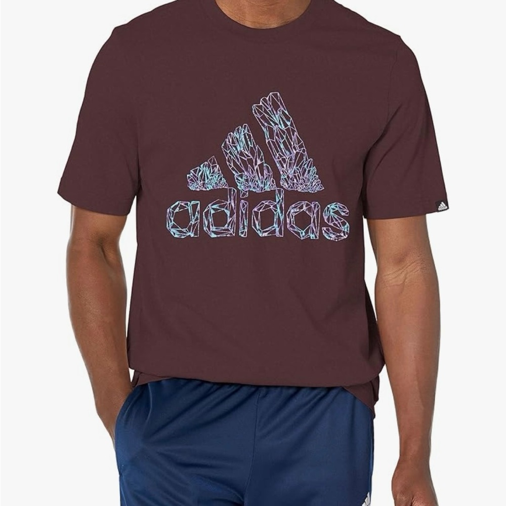 NWT Adidas Men’s Mystic Fill Brown T-Shirt
